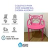 Cadeira Allegra Rosa - Kit com 6 - 9