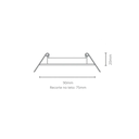 Ver imagem 4 de Painel Led 3,5w Embutir Quadrado 6500k 9cm 80416004 Iluminação Blumenau