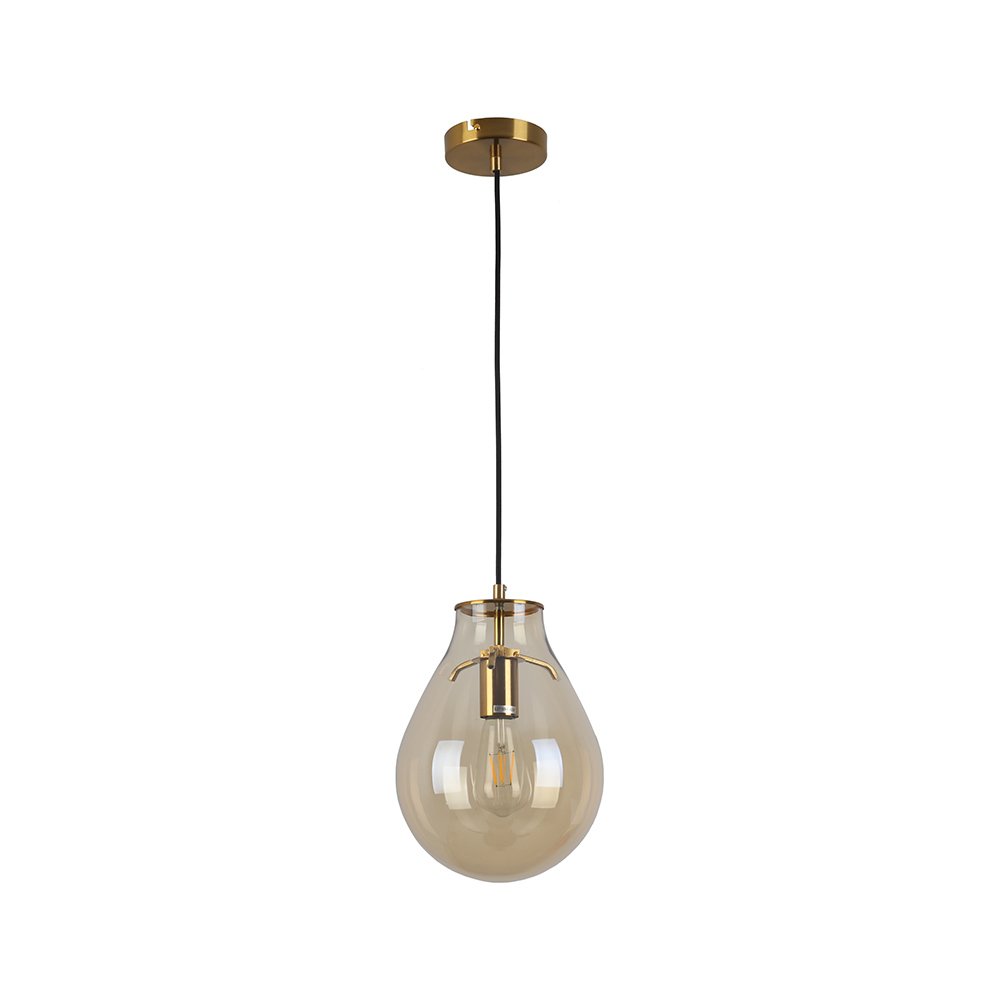 Lustre Pendente Skylight Tommy 3039 E27 Bivolt Bronze/conhaque - 3