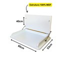 Ver imagem 3 de Fraldário Retrátil para Clinicas Condomínios Restaurantes