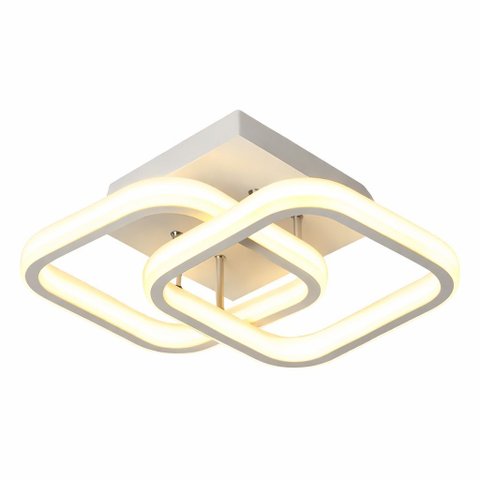 Luminária Plafon Led 22w Moderno Branco Quente - Design Sofisticado para Sua Casa