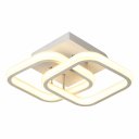 Ver imagem 1 de Luminária Plafon Led 22w Moderno Branco Quente - Design Sofisticado para Sua Casa