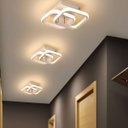 Ver imagem 2 de Luminária Plafon Led 22w Moderno Branco Quente - Design Sofisticado para Sua Casa