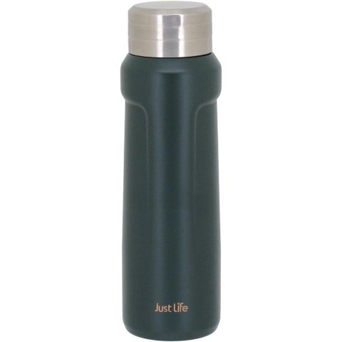 Just Life Garrafa Térmica 23x7x7cm 500ml Inox Verde Parede Dupla