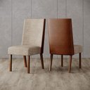 Ver imagem 6 de Cadeira para Mesa de Jantar Anne Kit 02 Peças Nature Corano Caramelo Creme – Henn