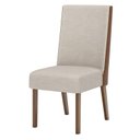 Ver imagem 2 de Cadeira para Mesa de Jantar Anne Kit 02 Peças Nature Corano Caramelo Creme – Henn