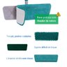 Kit Mop Plano 3 em 1 Limpeza Pesada, Seca ou Úmida Flashlimp - 7