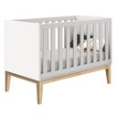 Ver imagem 3 de Quarto Infantil Classic 2 portas Branco Fosco com Pés Madeira Natural - Reller Móveis