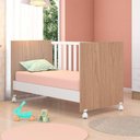 Ver imagem 4 de Berço Mini-cama Doce Mel com Rodízios Carvalho-branco