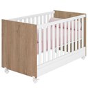 Ver imagem 1 de Berço Mini-cama Doce Mel com Rodízios Carvalho-branco