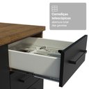 Ver imagem 6 de Armário de Cozinha Completa 340cm Rustic/preto Agata Madesa 01