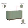 Aparador Buffet 4 Portas Oliwia 160 Cm Sala Jantar Verde Pistache/amêndoa H01 - D'rossi Drossi - 6