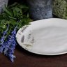 Conjunto com 6 Pratos Raso Orgânico Lavanda Ø26,5cm - 6