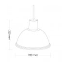 Ver imagem 3 de Pendente Cônico em Alumínio 23cmx28cm TD820 Taschibra