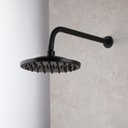 Ver imagem 2 de Chuveiro Ducha Latão Vintage Preto Óleo Retrô com Porcelana