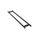 Ver imagem 6 de Puxador de Porta Inox Vidro Pivotante Preto 80cm Ms Fs
