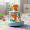 Ver imagem 6 de Carrossel Interativo e Atividades Brinquedo Montessori Bebe