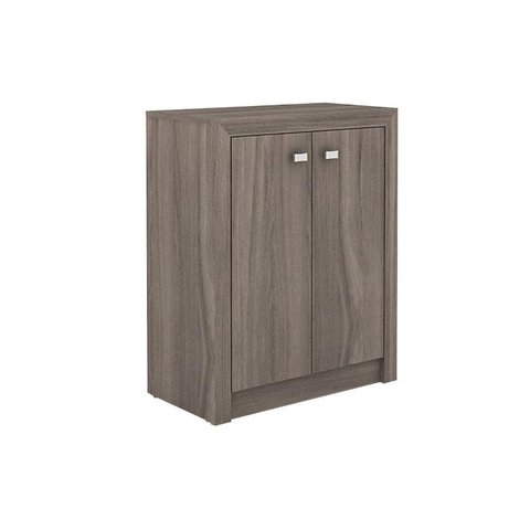 Balcão de Escritório ME4103 c/ 2 Portas Carvalho - Tecno Mobili