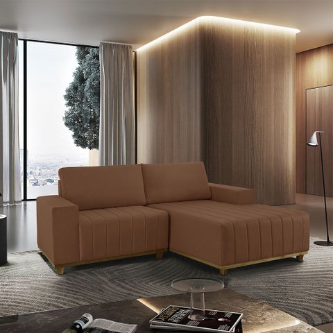 Sofá Boreal de 185cm B25 Chaise Lado Direito Meu Sofá Online