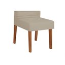 Ver imagem 7 de Conjunto: Mesa de Cozinha Dulce c/ Tampo Madeirado c/ Vidro Reto 180x90cm e 6 Cadeiras Ondina Freijo