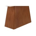 Ver imagem 5 de Conjunto: Mesa de Cozinha Dulce c/ Tampo Madeirado c/ Vidro Reto 180x90cm e 6 Cadeiras Ondina Freijo