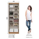 Ver imagem 3 de Armário Multiuso 2 Portas Margarida D110 Cinamomo - Henn