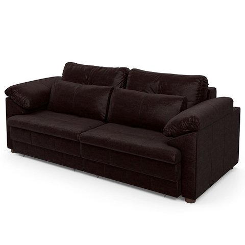 Sofá Retrátil 2 Lugares para Sala 215cm Dijon Couro Bordô S07 - Mpozenato