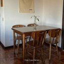 Ver imagem 2 de Mesa de Madeira Retangular com 4 Cadeiras para Apartamento Pequeno