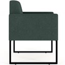 Ver imagem 5 de Poltrona para Sala e Recepção Base Fixa de Metal Helô Verde Musgo
