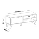 Ver imagem 6 de Rack para Tv até 60" Carvalho/off White Lotus Artely