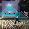 Luminaria Solar Spot Sensor de proximidade Led Controle 4 modos Balizador Spot Refletor Alta - 5