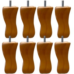 Kit 32 Pés de Madeira Torneados Provençal V01 Luis Xv Mel 13 Cm Móveis - Inoviza - 1