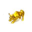 Ver imagem 1 de Estatua Escultura Enfeite Decorativo Touro Wall Street 30cm:dourado