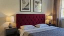 Ver imagem 1 de Cabeceira Estofada Cama de Casal Queen 1,60 X 55 Cm Modelo Paris Vinho