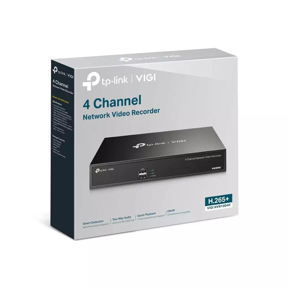 Gravador de Video Digital P/ Seguranca 4 Canais Vigi Nvr1004h - 4