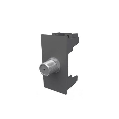Módulo Tomada Antena de Tv Fame Habitat Onix para Cabo Coaxial 75 Ohms