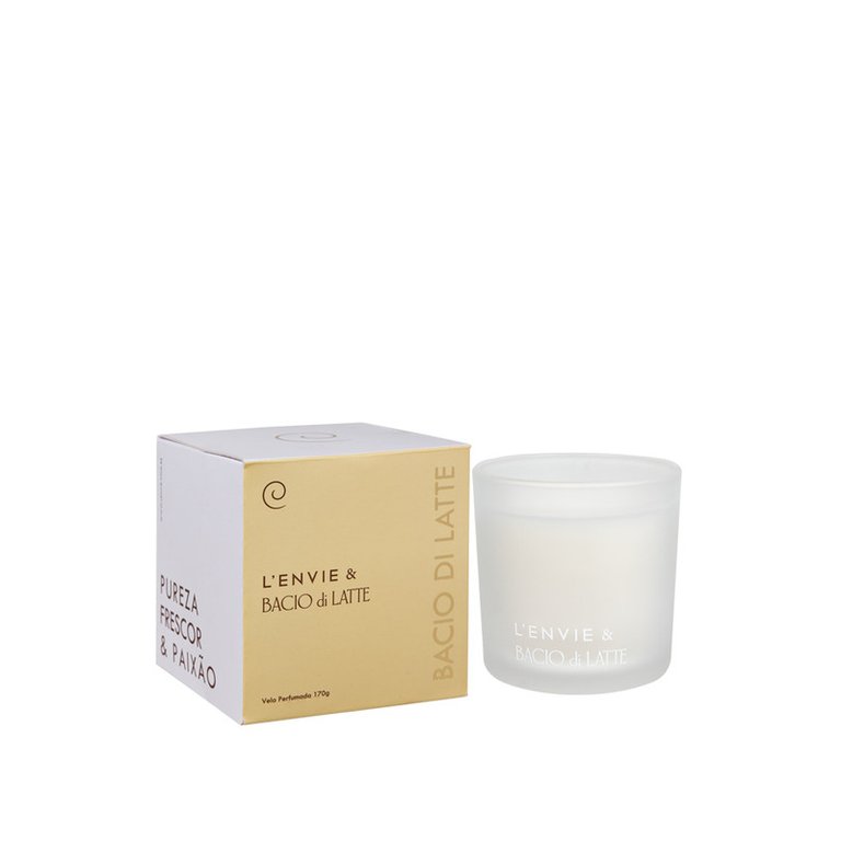 Vela Perfumada Bacio de Latte 170g - Bacio de Latte