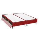 Ver imagem 1 de Cama Box Closet King Poli Tecido Wine (193x203x27) - Castor