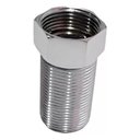 Ver imagem 2 de Prolongador Extensor Longo 3/4 Aumento Latão Cromado Prateado