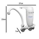 Ver imagem 3 de Filtro de Água com Torneira e Volantes Duplos Acquabios Premium Branco e Cromado