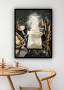 Ver imagem 1 de Quadro Decorativo Saco de Trigo Cozinha - 70x50cm:moldura Branca