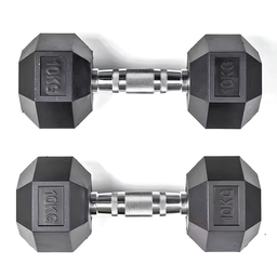 Fit Halter com Borracha / Barra de Metal - 10kg - 6