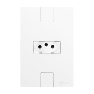 Tomada 2p+t 20a 250v Placa 4x2 Caprice Pluzie:branca