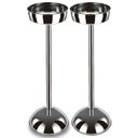 Ver imagem 1 de 2 Champanheiras de Chão Balde Gelo Inox 20x60,5cm Arienzo Brinox Restaurante Pedestal