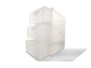 Ver imagem 4 de Kit 6 Gaveteiros Modularares Empalhável Organizador Multiuso Sapateira Rattan Plástico Resistente Co