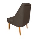 Ver imagem 7 de Kit 4 Cadeiras Paris + 2 Paris Retro Suede Marrom Dominic Decor