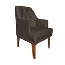 Ver imagem 2 de Kit 4 Cadeiras Paris + 2 Paris Retro Suede Marrom Dominic Decor