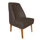 Ver imagem 6 de Kit 4 Cadeiras Paris + 2 Paris Retro Suede Marrom Dominic Decor