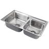 Kit Cuba Dupla Gourmet para Cozinha com Acessórios Aço Inox 201 78x43cm e Tábua de Corte - 3