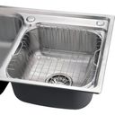 Ver imagem 4 de Kit Cuba Dupla Gourmet para Cozinha com Acessórios Aço Inox 201 78x43cm e Tábua de Corte